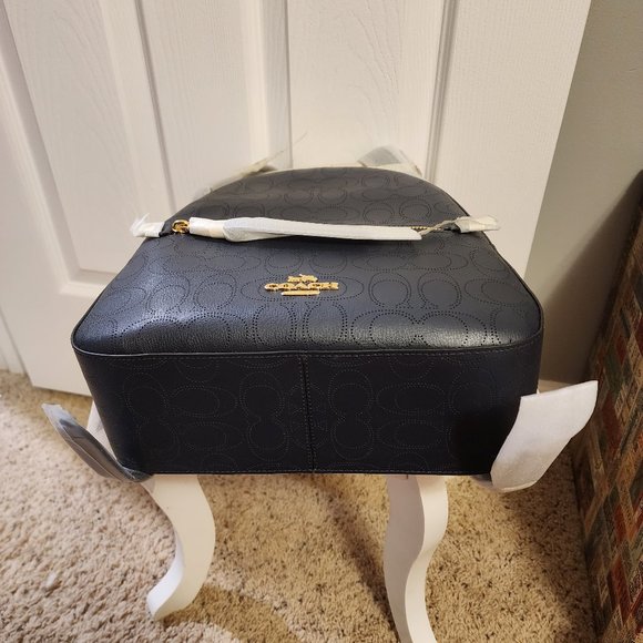 NWT Coach Signature Jordyn Backpack Midnight - Picture 5 of 11